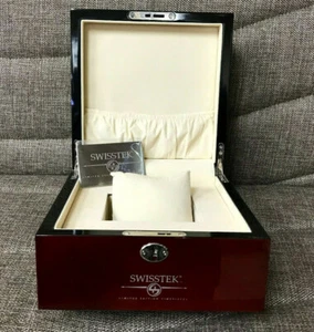Original Swisstek Präsentation Uhrenbox Holz lackiert Limited Edition - Bild 1 von 7