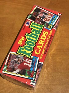 Juego completo de 528 tarjetas de fútbol americano Topps 1990 caja sellada de fábrica - Imagen 1 de 4