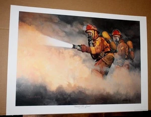 United We Stand by Charles Freitag Occupational Firefighter Print - Picture 1 of 2