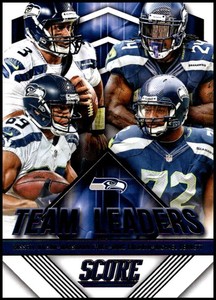 2015 Panini Score Team Leaders #29 Doug Baldwin/Marshawn Lynch/Michael Bennett/R