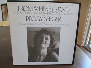 Peggy Seeger - From Where I Stand,Topical Songs From America & England - NM $5 - Picture 1 of 5
