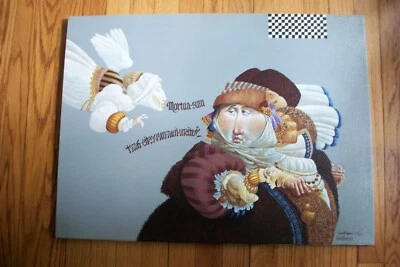 James Christensen LE Giclee Lienzo Visitación Preocupación - GWS - NUEVO Foto 1 de 4