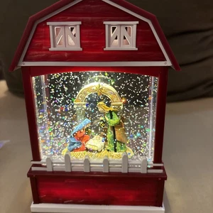 Weihnachten Musik Schneekugel Laterne mit 6 Stunden Timer, USB betrieben batteriebetrieben - Bild 1 von 15