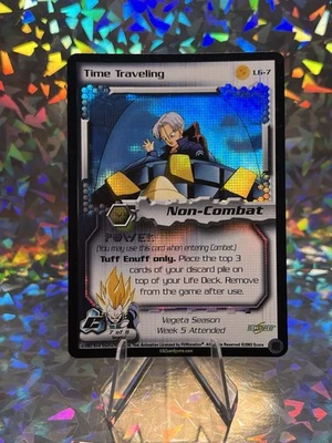 DBZ CCG Promo Time Traveling Vegeta Season L6-7 Dragon Ball TCG Score LP - Image 1 of 3