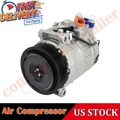 A/C AC Compressor w/ Clutch for Mercedes-Benz ML350 R350 CLS550 GL550 S350 S550 - Image 1 of 4