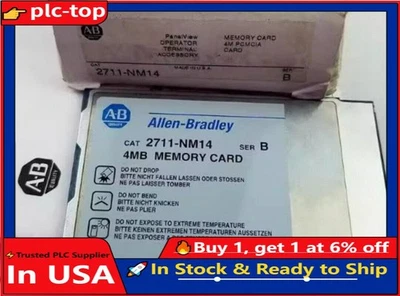New In Box AB 2711-NM14 4MB Memory Card Free fast shipping 2711NM14 - Image 1 of 4