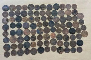 100 Pcs Dutch Netherlands VOC Colonial Stuiver & Cent Year  1800"  Coin_Z131 - Picture 1 of 12
