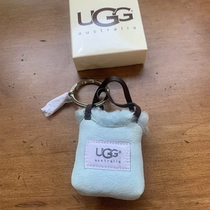 UGG Australia Mini hellblau Handtasche Schlüsselanhänger Handtasche Clip brandneu in Box - Bild 1 von 8