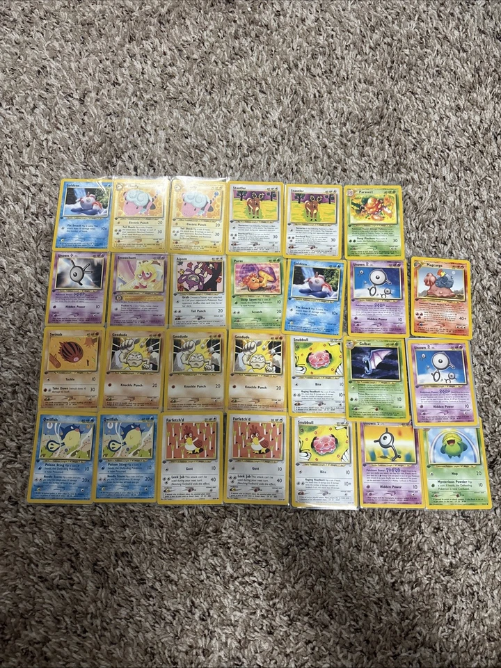 Pokemon 1st Edition Neo Revelation Non-Holo Lot All MP-NM 27 Cards In Total! 22 - Image 1 of 4