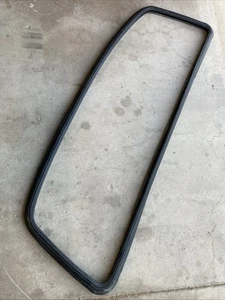 1980-1996 OBS Ford F150 F250 F350 Rear Slider Window Gasket Solid Black OEM - Picture 1 of 13