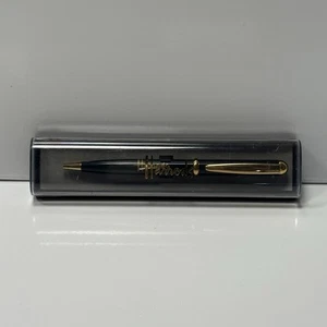 Harrods Knightsbridge Green Ball Point Pen Blue Ink In Original Box - Picture 1 of 11