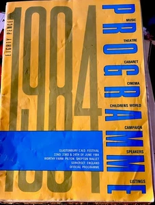 Smiths - Glastonbury CND Festival - 1984 Programm (Ian Dury/The Band/Fairports) - Bild 1 von 5