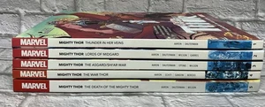 MIGHTY THOR # 1 - 5 Hardcover Aaron, HC Graphic Novels Lot Marvel - Picture 1 of 16
