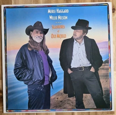 Merle Haggard & Willie Nelson 🥇 Seashores Of Old Mexico 1987 1st Press Nm Copy - Image 1 of 4