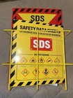 SDS Wall Station - Material Safety Data Sheet Binder with Display Sign "3 Ring"