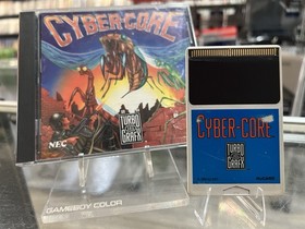 Cyber-Core (NEC TurboGrafx) Game Card & Manual