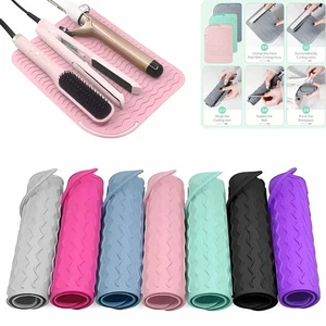 ALFOMBRA/BOLSA DE SILICONA PREMIUM RESISTENTE AL CALOR PARA PLANCHAS DE PELO Y RIZADORES - Imagen 1 de 19