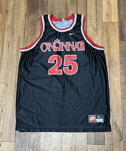 Camiseta deportiva de baloncesto rara vintage del equipo de los 90 Nike “Cincincinnati Bearcats #25”/talla: XL - Imagen 1 de 6