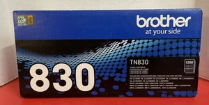 Cartucho de tóner negro Brother TN-830 TN830 TN 830 GENUINO SELLADO NUEVO - Imagen 1 de 1