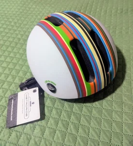 Nutcase Small Urban Metroride Helmet Rainbow, 55-59cm, 21 5/8-23 1/4" NWT - Picture 1 of 9
