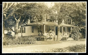 Vintage RPPC Postcard MCBROOK HOUSE BUSHNELLSVILLE, NY Boarding House Early 1911 - Picture 1 of 2