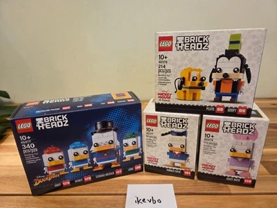 LEGO Disney Brickheadz Donald Duck 40377 Daisy Duck 40476 Pluto And Goofy 40378 - Image 1 of 4