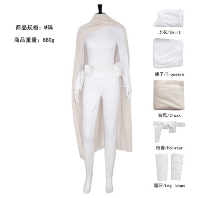 Cosplay Star Wars The Phantom Menace Padmé Amidala Costume Halloween Suits Cape - Image 1 of 4