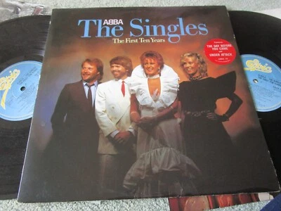 ABBA The Singles (The First Ten Years)  Epic ABBA 10 UK Double Vinyl LP Album - Image 1 of 4