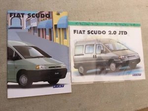 Fiat Scudo Brochures in VGC 07/1999 plus scudo 2.0 JTD brochure 2000 - Picture 1 of 1