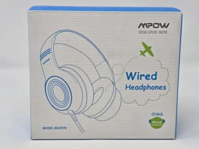 Auriculares con cable MPOW BH297B CH6S salida auxiliar función compartida azul - nuevos Foto 1 de 2