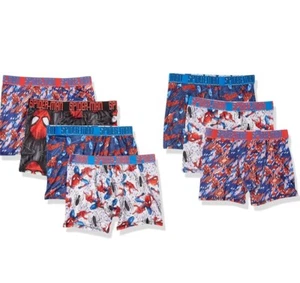 Spiderman  Boys 7 Boxers Briefs with Multiple Print Sz 8 - Picture 1 of 4