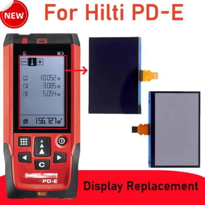 For Hilti PD-E 01 Laser Range Meter Measuring Kit LCD Display Screen Replace New - Imagen 1 de 4