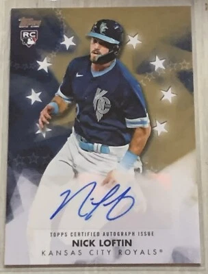 Nick Loftin - 2024 Topps Series 1 Baseball Stars Autograph Card - #BSA-LOF - Image 1 of 2