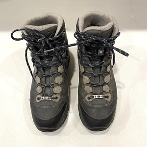 Lowa Womens Vivione Hiking Boot Gray Leather Lace Up Waterproof Gortex Sz 9 - Picture 1 of 10