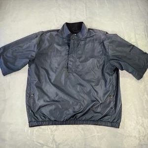 Dryjoys By Footjoy Jacket Mens Large Gray Windbreaker Golf Rain Short Sleeve - Picture 1 of 13