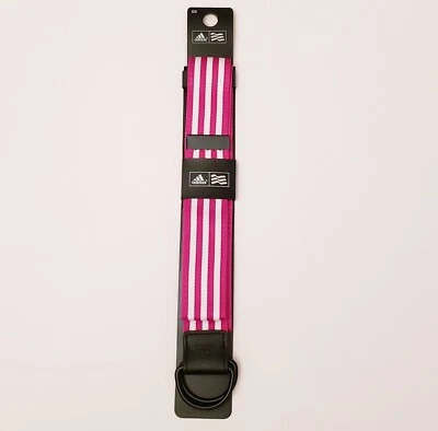 Cinturón de golf Adidas para mujer magenta y blanco con correas a rayas nuevo con etiquetas  Foto 1 de 4