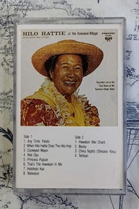 Hilo Hattie Live at the Hawaiian Village 1980s Cassette Album Reissue VG+ - Picture 1 of 5