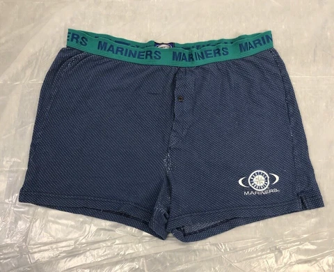 Vintage 1990s Seattle Mariners Boxer Shorts (size Large) **READ** Cover