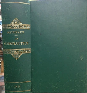 (Ingegneria) LE CONSTRUCTEUR Par F. Reuleaux Paris 1890 - Imagen 1 de 1