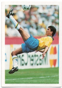 BROOKE BOND TEA CARD INTERNATIONAL SOCCER STARS 1998 NO. 10 BEBETO - Picture 1 of 2