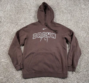 Nike Brown Bears Football Hoodie Adult Large Sweatshirt Drawstring Pullover - Picture 1 of 13