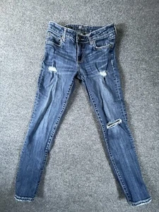 Kut From The Kloth Womens Jeans Size 0 Blue Catherine Boyfriend Distressed - Picture 1 of 11