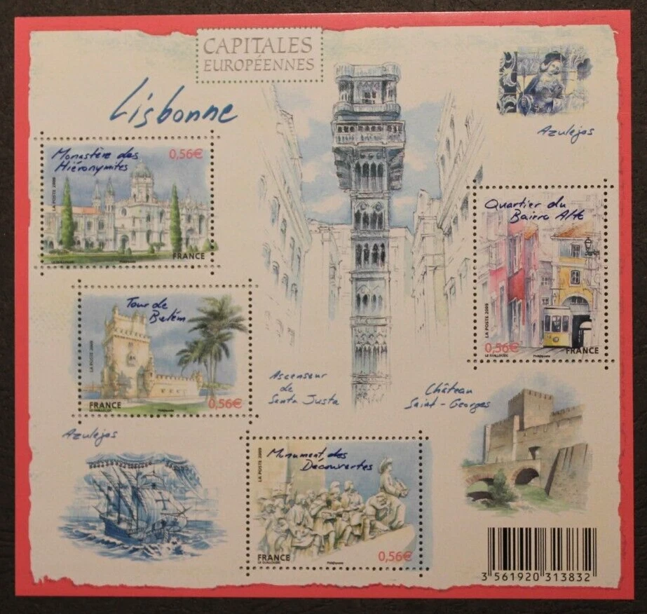 Bloc Feuillet BF4402 - LISBONNE - Capitales Européennes - Neuf** - 2009 - Photo 1/1