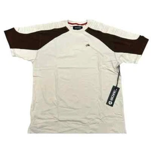 Makobi Men's Natural T-shirt M124 - 100% Cotton - Stylish & Comfort - Picture 1 of 6