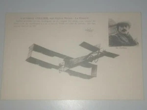 CPA - L'Aviateur COLLIEX - sur biplan Voisin - Le Canard - Foto 1 di 2