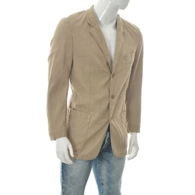 Camel Active Men's Three Button Casual Sport Blazer Jacket Size 50 Khaki Genuine - Image 1 of 4