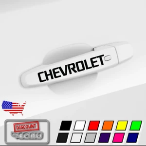 5x Door Handle Decal Sticker For Chevrolet Tahoe Monte Carlo Impala - Picture 1 of 13