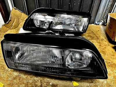 Faros izquierda derecha originales Nissan Skyline GT-R BNR32 R32 N1 piezas OEM Foto 1 de 4