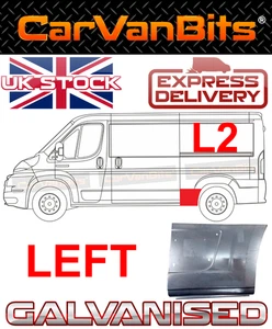 FOR FIAT DUCATO L2 MWB 2006- IN FRONT OF REAR WHEEL ARCH SIDE BODY REPAIR PANEL - Picture 1 of 6