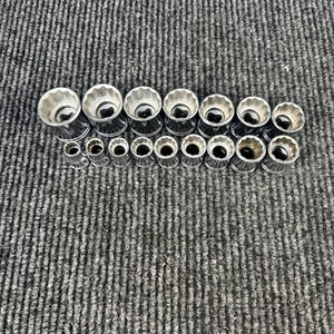 1 1/4" Drive 16 piece SAE Socket Set - 7/16" Wright Proto mix Lot - Bild 1 von 5